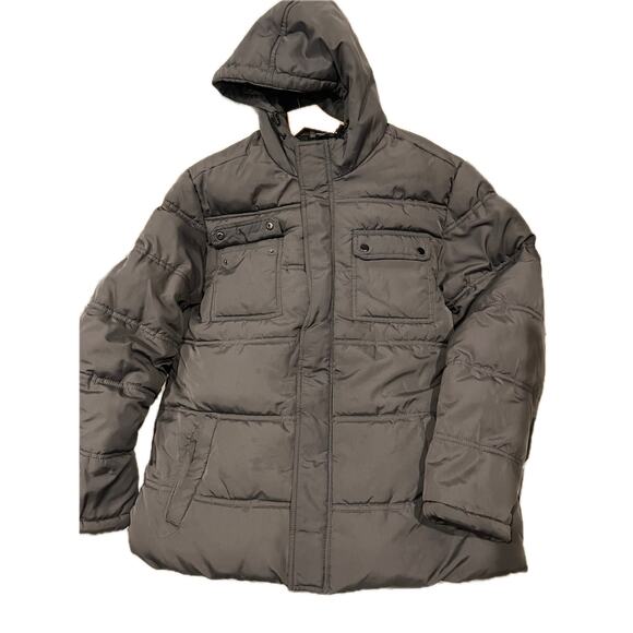 Bass Creek Outfitters Hooded Puffer Winter Jacket Mens L - Picture 1 of 4
